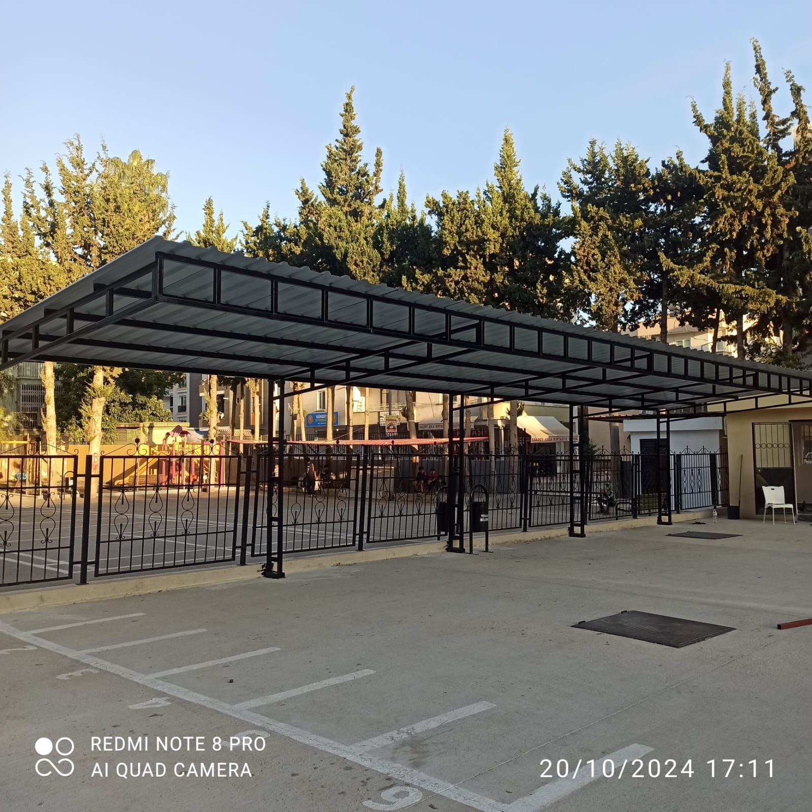 Okul ve Park &Ccedil;elik &Ccedil;atı Kapama Projesi - G&ouml;rsel 4